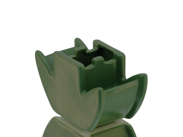 071262, Tongze, Ceramic Art Vase - Green