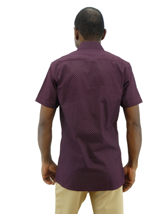 265-145 Bellinne S/Sleeve Men's Pattern Shirt S-XXXL