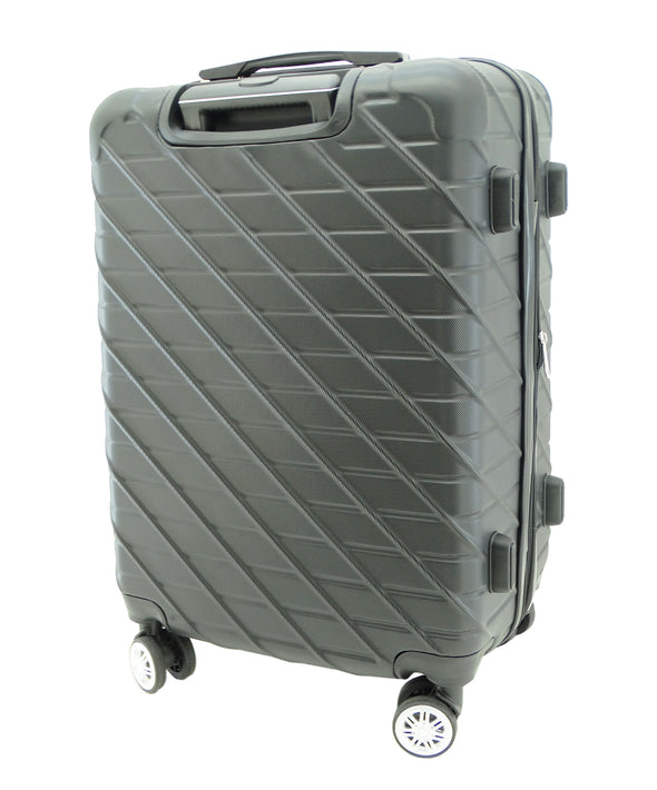 28" Airliner, Hardshell Large Spinner Suitcase-Dark Grey