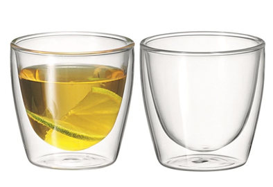 Soho - Borosilicate Double Wall 2Pc Glass Cup