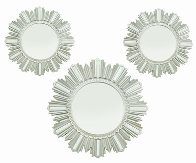 (5502-7286) 3PC Decorative Mirror Silver