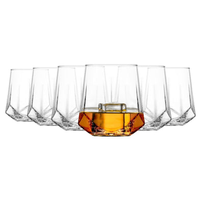 Lav 6pc Whisky Glass Set