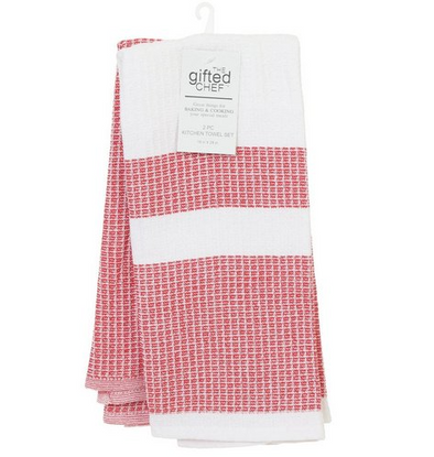 The Gifted Chef, Noma 2pk Terry Waffle Kitchen Towel (18X28 IN)