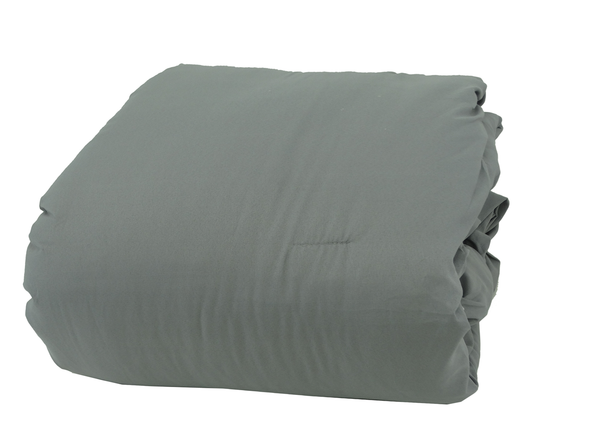 Modern Home - Parisan 8Pc Queen BIB Comforter w/Throw Grey/Blush