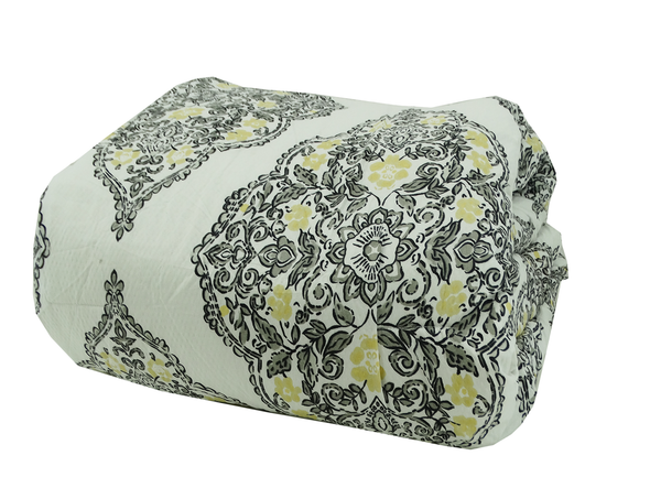 Pennington - Barton 10Pc Crinkle Queen Comforter - Yellow