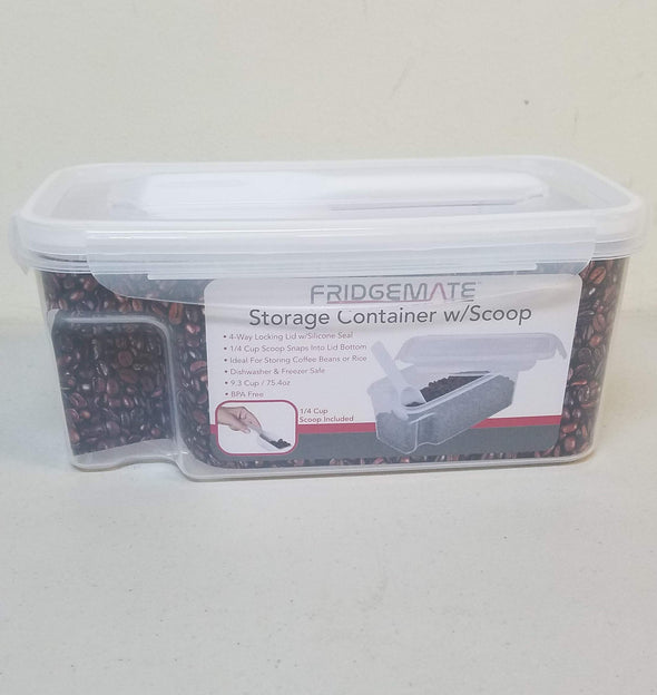 Fridgemate Storage Container W/Scoop