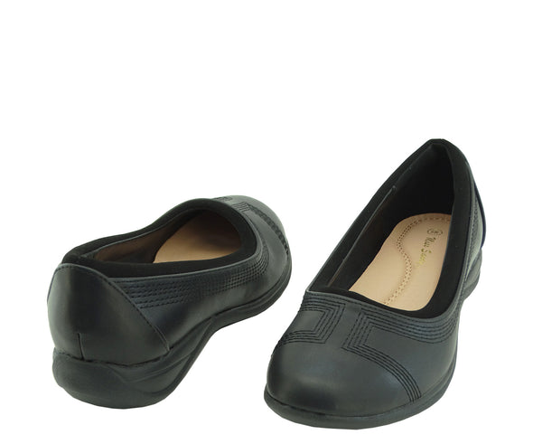 Ladies' Miss Sandy Slip-On 12916-101 Work Shoes-Black