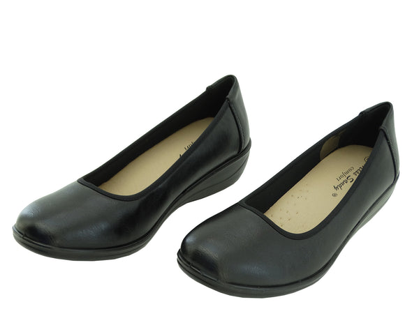 Ladies' Miss Sandy Slip-On 13912-101 Work Shoes-Black