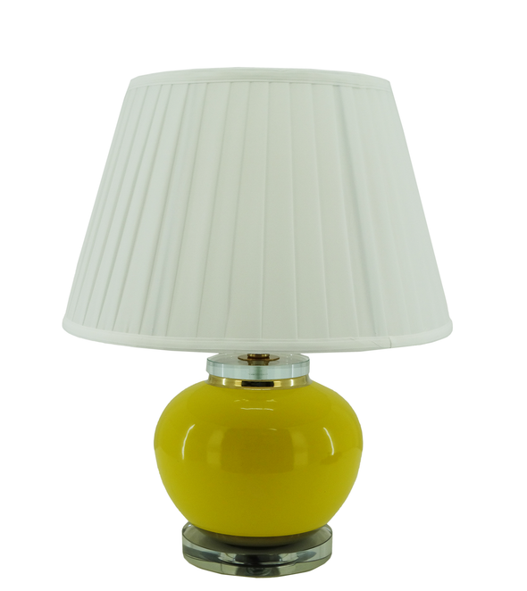 MK18162, 20" Ceramic & Acrylic Table Lamp