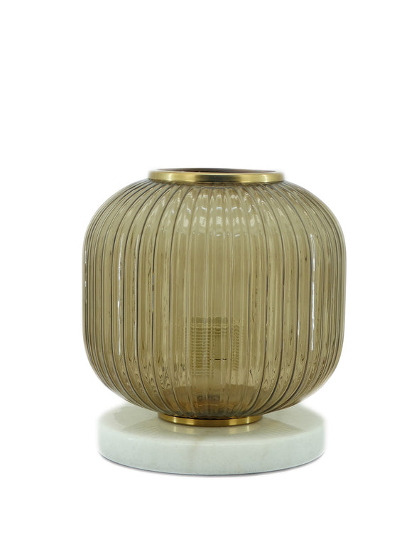 MK1827, 9.5" Glass Table Lamp