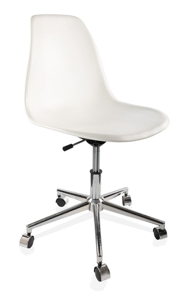 OFFWHT,  Modax, Mona Eames Office Chair - White