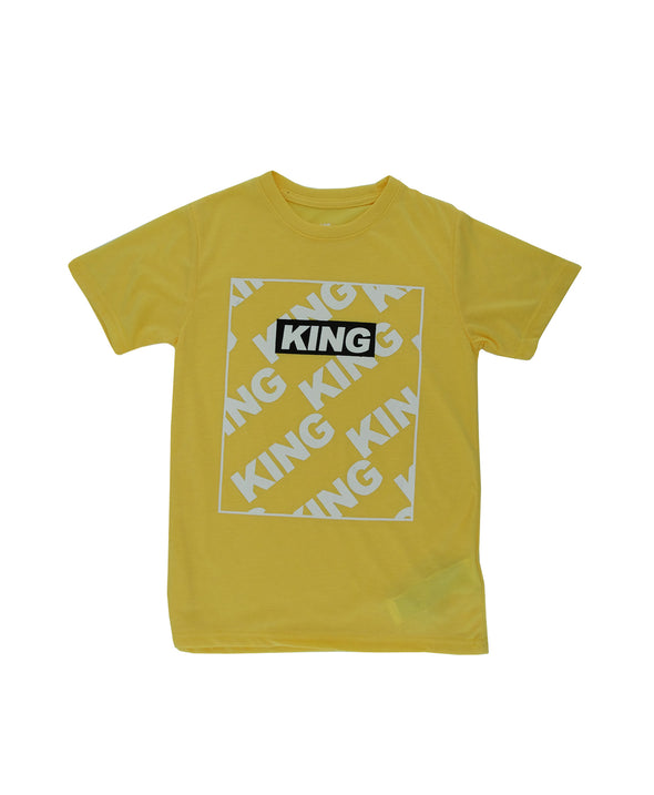 Boys' For Teens Only, Short Sleeve 'King' Graphic T-Shirt