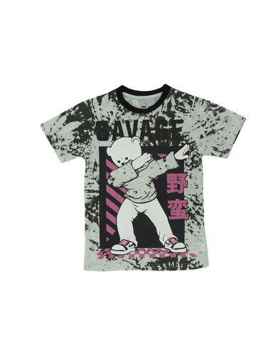 Boys' Kids Land, Short Sleeve Dab Dance Graphic T-Shirt