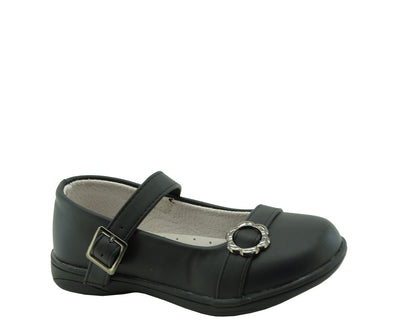 Girls', Katie Girl School Shoes 32720-101 - Black