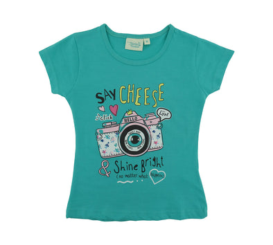 Toddler Girls' Shirley, S/Sleeve Printed Top
