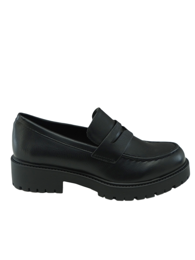 Ladies' Soda Hender-S Casual Platform Loafers- Black
