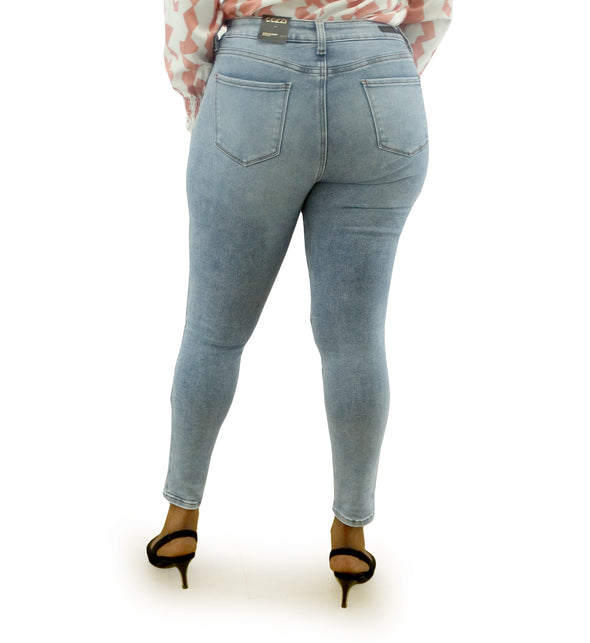 Cozzi - Ladies' Stretch Jeans - Stone Bleach