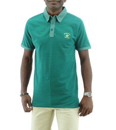 Beverly Hills Men's S/S Polo- Green