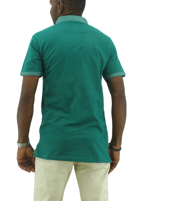 Beverly Hills Men's S/S Polo- Green
