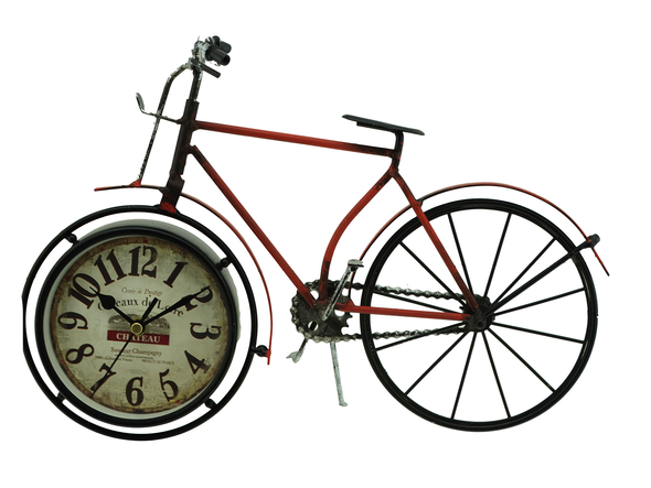 Antique Bicycle Desk Clock