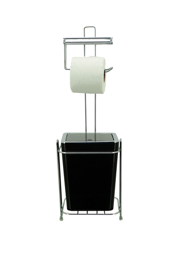 YB001, Vialex Elite, Toilet Paper Holder & Dusted Ban Stand- Square