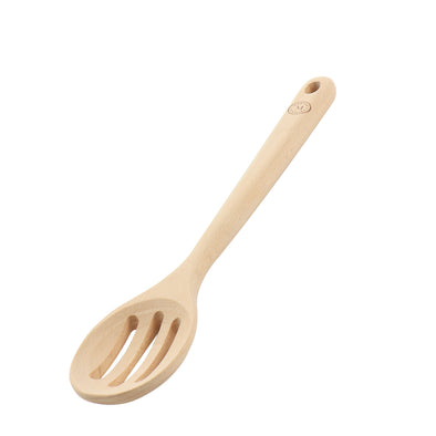 523-9136, Beech Wood Slotted Spoon