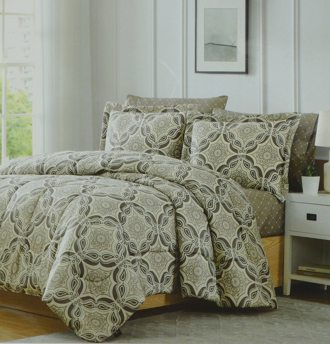 7 PC Highpoint Prescott Bed in a Bag Queen Maxie Department Store