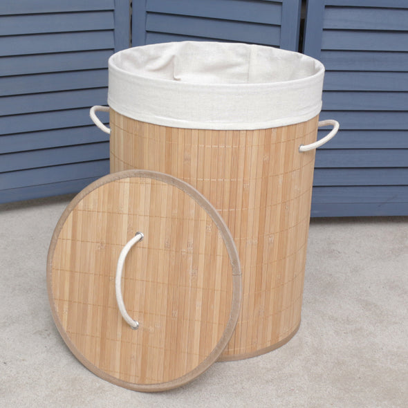 LH71304, Folding Bamboo Laundry Basket