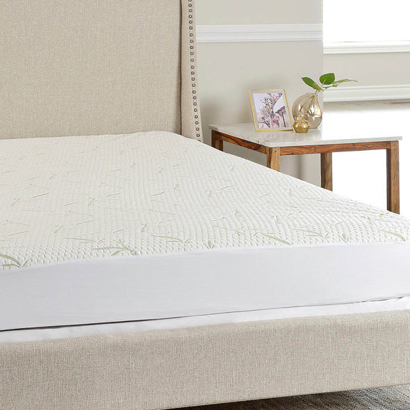 MP41565, Luxury Queen Quilted Bamboo Mattress Pad