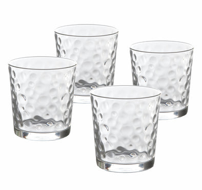 9208704, Gibson Home - Great Foundations, 4Pc Glass Tumbler Set