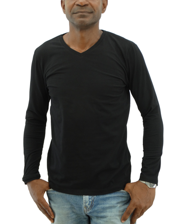 0080LV, LR, Basique - Men's Long Sleeve GHANZIE/Tshirt (265-0080)