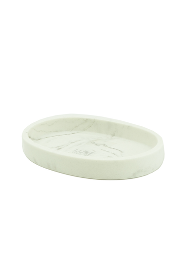 014358, Luxe Collection, Santorini- Soap Dish- White