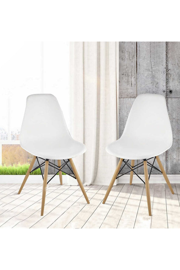 MONAWHT,  Modax, Mona Eames Chair - White