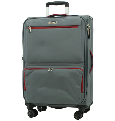 1780GR, Airliner, Large Suitcase 28'' - Grey
