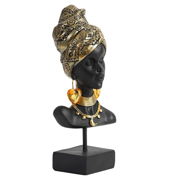 213905,  Resin Decorative Art- African Girl