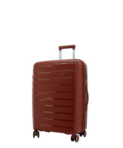 21" Airliner, Small Hardshell Spinner Suitcase-Burgundy