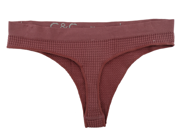 Ladies' C&C California 5PK Thong Panties