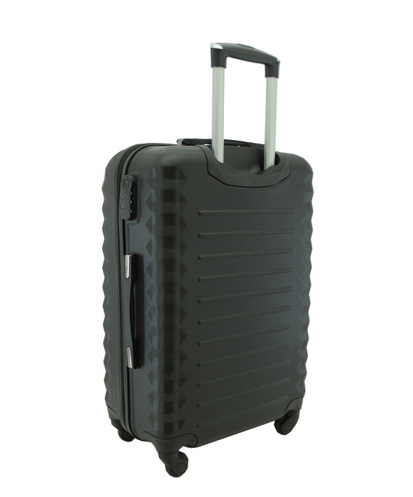 1597BK1, 24" Airliner, Medium Hardshell Spinner Suitcase - Black