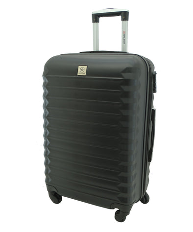 24" Airliner, Medium Hardshell Spinner Suitcase-Black