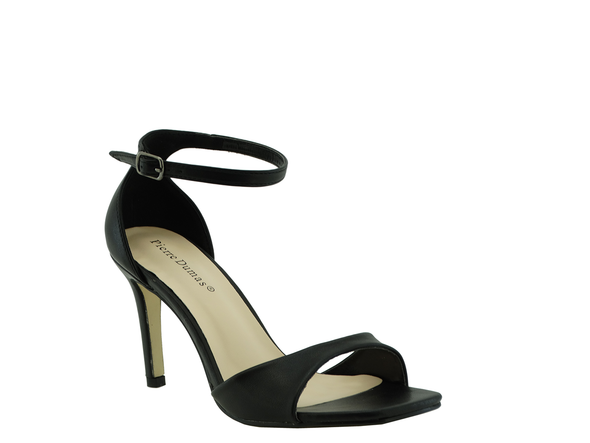 Ladies' Pierre Dumas Sindy-1 High Heel Sandals (BLACK)