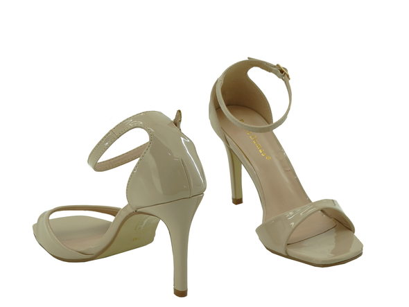 Ladies' Pierre Dumas Sindy-1 High Heel Sandals (NUDE)