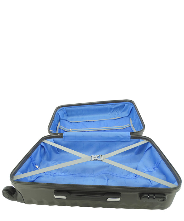 24" Airliner, Medium Hardshell Spinner Suitcase-Dark Grey