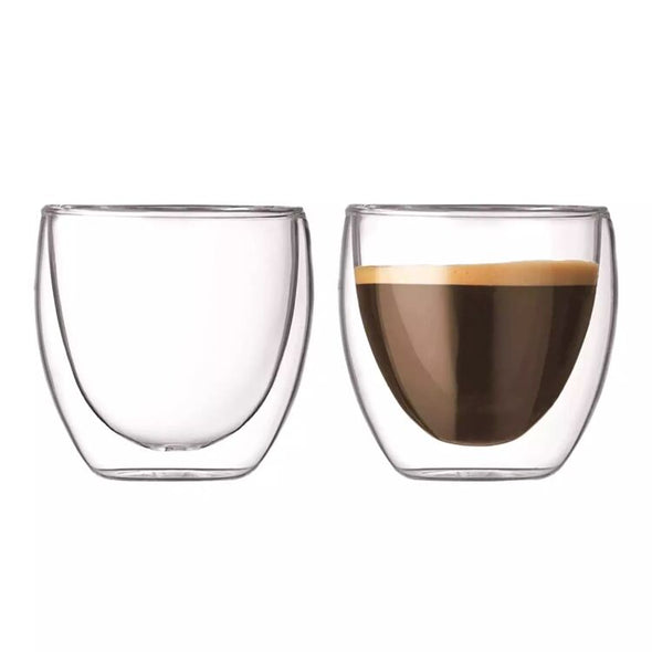 Soho - Borosilicate Double Wall 2Pc Glass Cup
