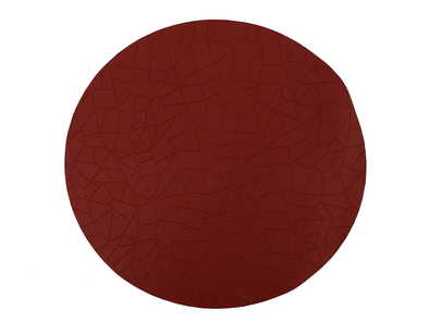 Kennedy Home Round Placemat 38cm - Red
