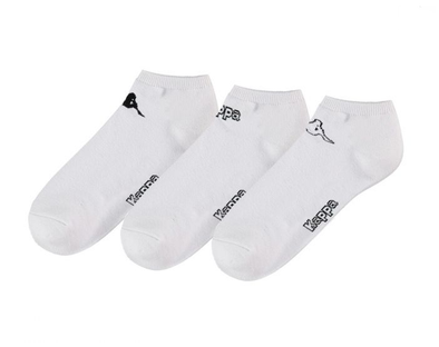 311BITWA00, Kappa Trex - 3Pk Socks - White/Black