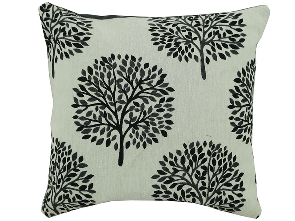 Printed Square 20" Linen Cushion Cover