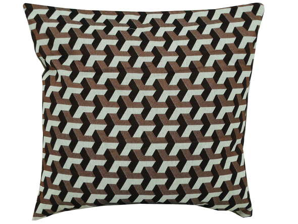 Printed 20" Square Fabric Cushion Cover