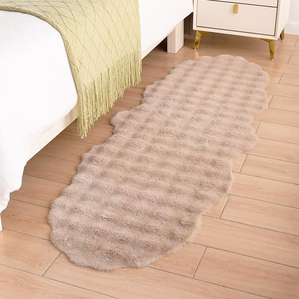 354731, Ekhaya Design - Faux Fur Rug - 60x180cm