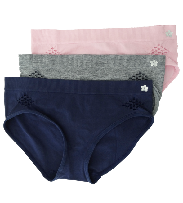 3PKHP607, Limited Too, Girls' 3Pk Tag Free Hipster Panties - Asstd