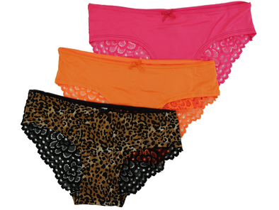 Ladies' Micro Lace 3PK Panties